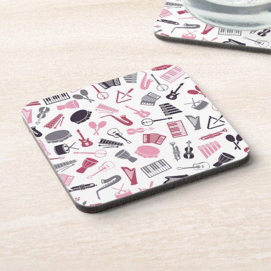 Musikmuster Getränkeuntersetzer (Linke Seite)