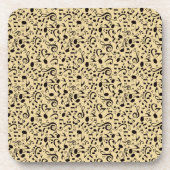 Musikmuster Getränkeuntersetzer (Vorderseite)