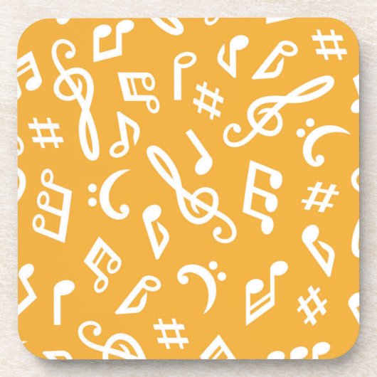 Musikmuster Getränkeuntersetzer (Vorderseite)