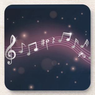 Musikmuster Getränkeuntersetzer