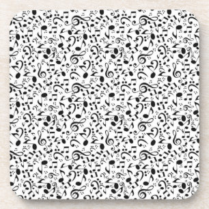 Musikmuster Getränkeuntersetzer