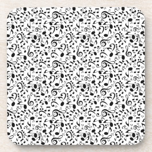 Musikmuster Getränkeuntersetzer (Vorderseite)