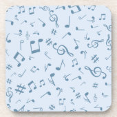 Musikmuster Getränkeuntersetzer (Vorderseite)