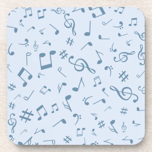 Musikmuster Getränkeuntersetzer (Vorderseite)