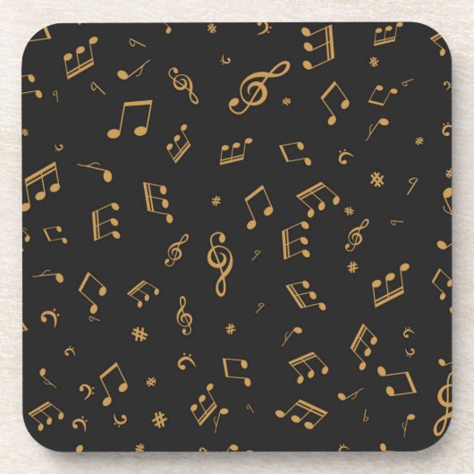 Musikmuster Getränkeuntersetzer (Vorderseite)