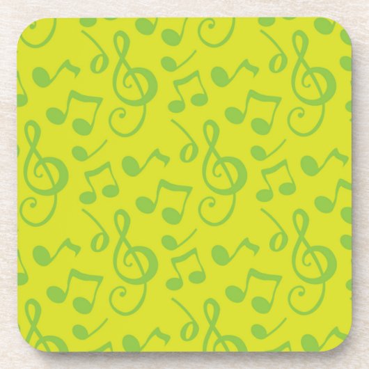 Musikmuster Getränkeuntersetzer (Vorderseite)