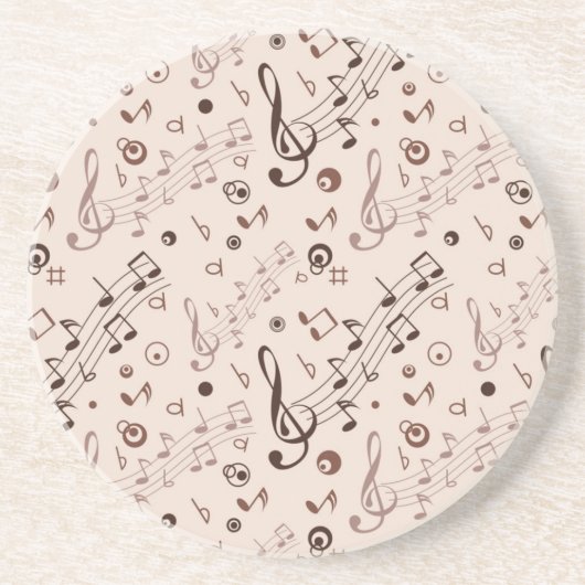 Musikmuster Getränkeuntersetzer (Vorne)