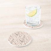 Musikmuster Getränkeuntersetzer (Seite)