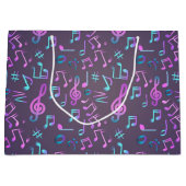 Musikmuster Große Geschenktüte (Vorderseite)