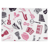 Musikmuster Große Geschenktüte (Rückseite)
