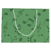 Musikmuster Große Geschenktüte (Rückseite)