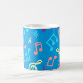 Musikmuster Kaffeetasse (Mittel)