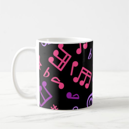 Musikmuster Kaffeetasse (Links)