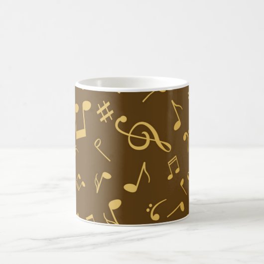 Musikmuster Kaffeetasse (Mittel)