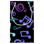 Musikmuster Kleine Geschenktüte (Rückseite)