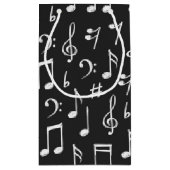 Musikmuster Kleine Geschenktüte (Rückseite)