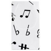 Musikmuster Kleine Geschenktüte