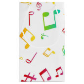 Musikmuster Kleine Geschenktüte (Rückseite)