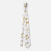 Musikmuster Krawatte (Rückseite)