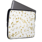 Musikmuster Laptopschutzhülle (Vorne Rechts)
