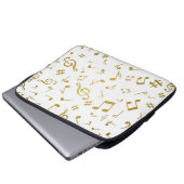 Musikmuster Laptopschutzhülle (Vorne Knopf)