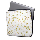 Musikmuster Laptopschutzhülle (Vorderseite Links)