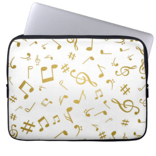 Musikmuster Laptopschutzhülle
