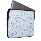 Musikmuster Laptopschutzhülle (Vorne Rechts)