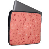 Musikmuster Laptopschutzhülle (Vorne Rechts)