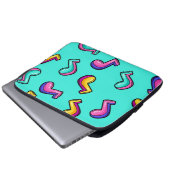 Musikmuster Laptopschutzhülle (Vorne Knopf)
