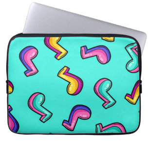Musikmuster Laptopschutzhülle