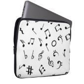 Musikmuster Laptopschutzhülle (Vorne Rechts)