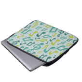 Musikmuster Laptopschutzhülle (Vorne Knopf)