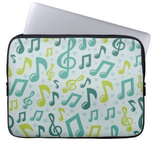 Musikmuster Laptopschutzhülle