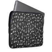 Musikmuster Laptopschutzhülle (Vorne Rechts)