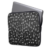 Musikmuster Laptopschutzhülle (Vorderseite Links)