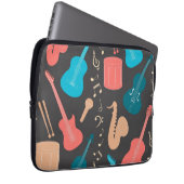 Musikmuster Laptopschutzhülle (Vorne Rechts)