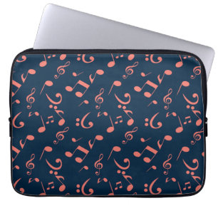 Musikmuster Laptopschutzhülle