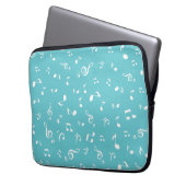 Musikmuster Laptopschutzhülle (Vorderseite Links)
