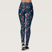 Musikmuster Leggings (Rückseite)