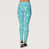 Musikmuster Leggings (Rückseite)