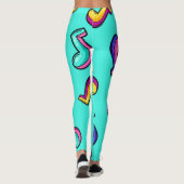 Musikmuster Leggings (Rückseite)