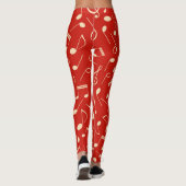 Musikmuster Leggings (Rückseite)