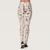 Musikmuster Leggings (Rückseite)