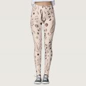 Musikmuster Leggings (Vorderseite)