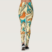 Musikmuster Leggings (Rückseite)