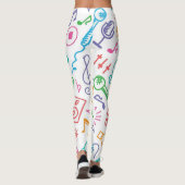 Musikmuster Leggings (Rückseite)