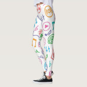 Musikmuster Leggings (Links)