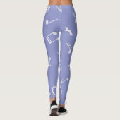 Musikmuster Leggings (Rückseite)