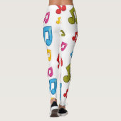 Musikmuster Leggings (Rückseite)